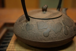 南部鉄器 鉄瓶 ひさご 大 ひさご色 1.2L