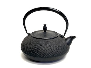 南部鉄器 鉄瓶 平丸あられ 1.2L