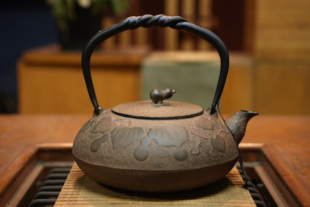 南部鉄器 鉄瓶 ひさご 大 ひさご色 1.2L