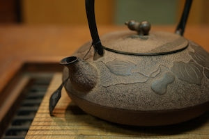 南部鉄器 鉄瓶 ひさご 大 ひさご色 1.2L