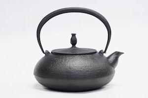 南部鉄器 鉄瓶 平丸糸目 1.2L