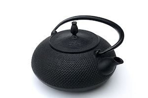 南部鉄器 鉄瓶 平丸あられ 1.2L