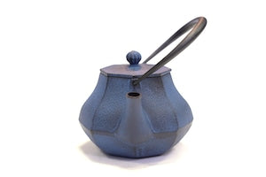 南部鉄器　鉄瓶　みやび 青　0.4L